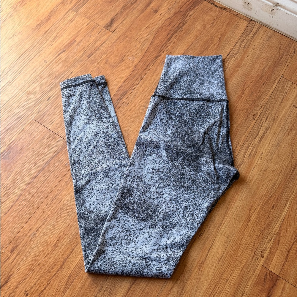 lululemon athletica Gray Speckled High-Rise Leggings